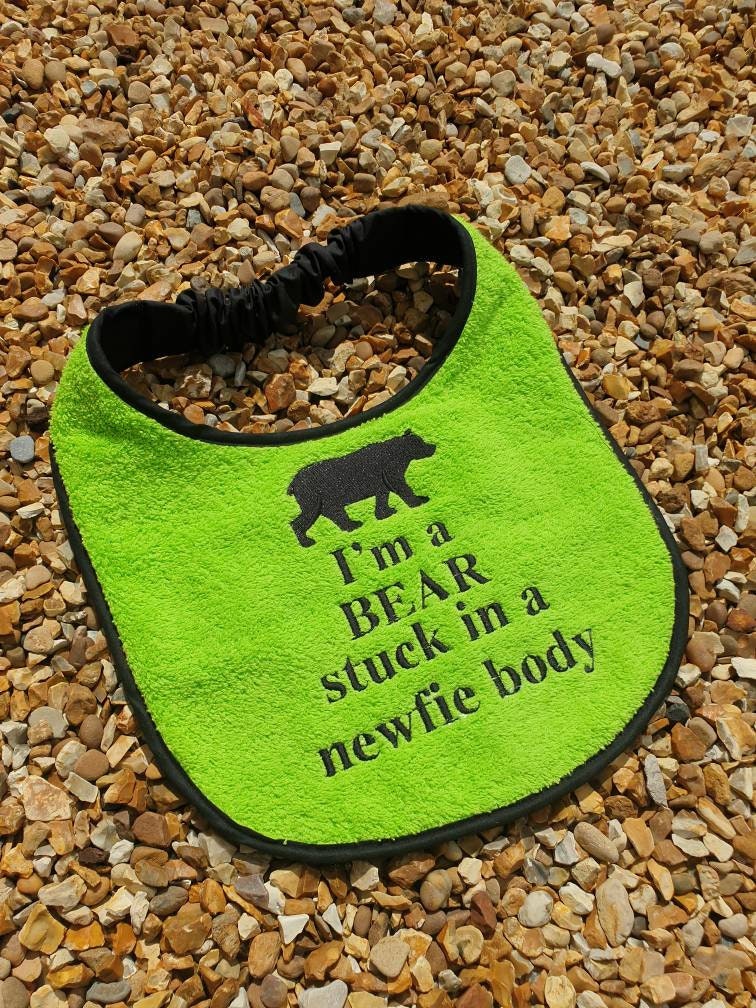 Large Breed Dog Bib: Absorbent Terry Towel, Newfoundland Drool Catcher