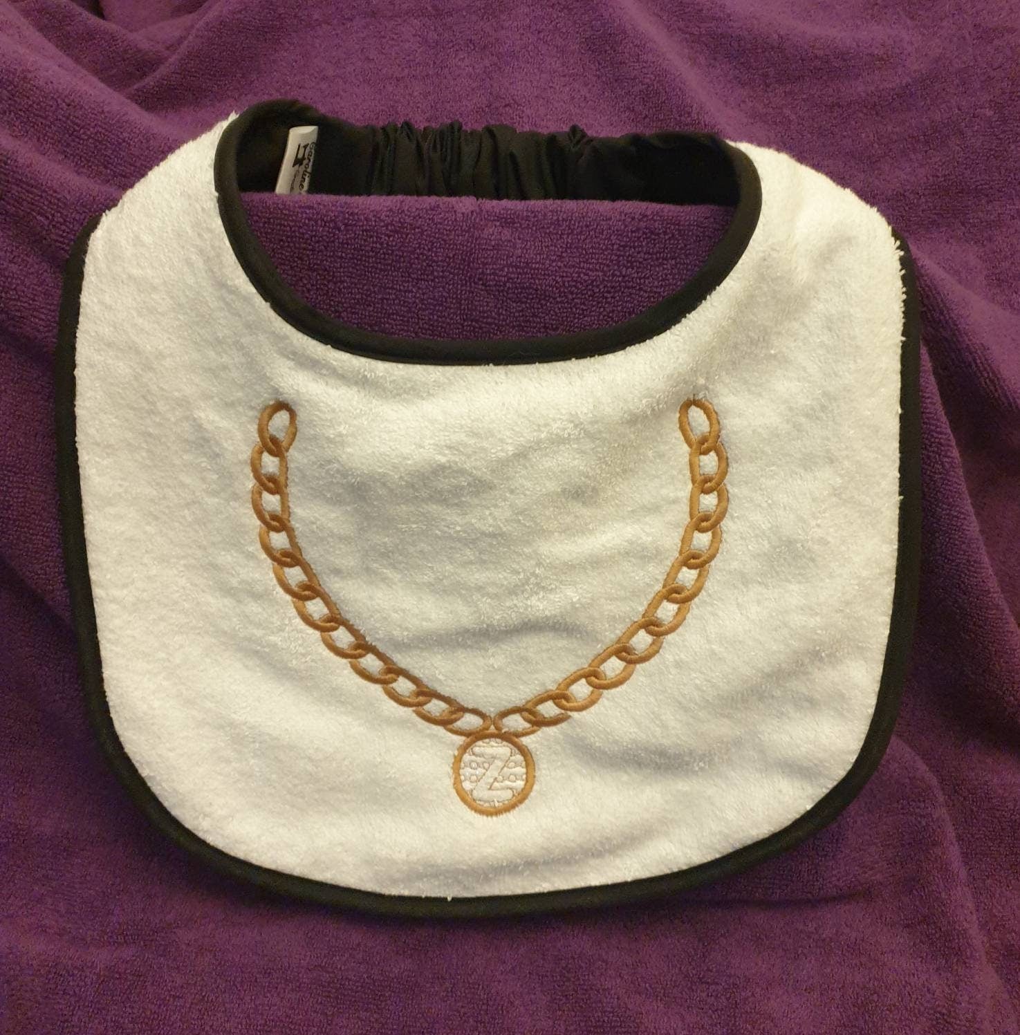 Large Breed Dog Bib: Absorbent Terry Towel, Newfoundland, St Bernard