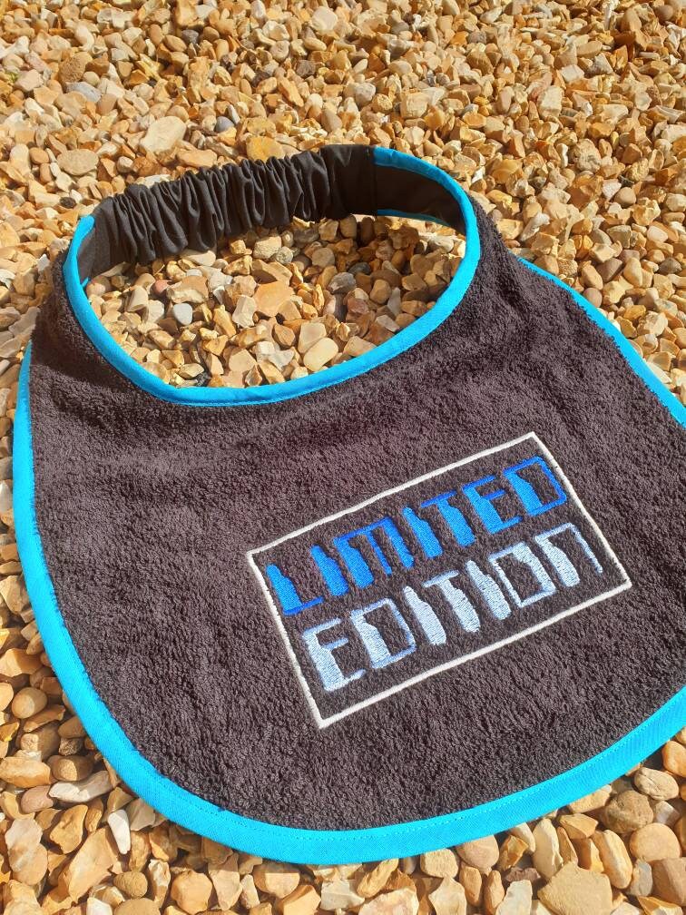 Large Breed Dog Bib: Terry Towel Slobber Bib, Custom Option